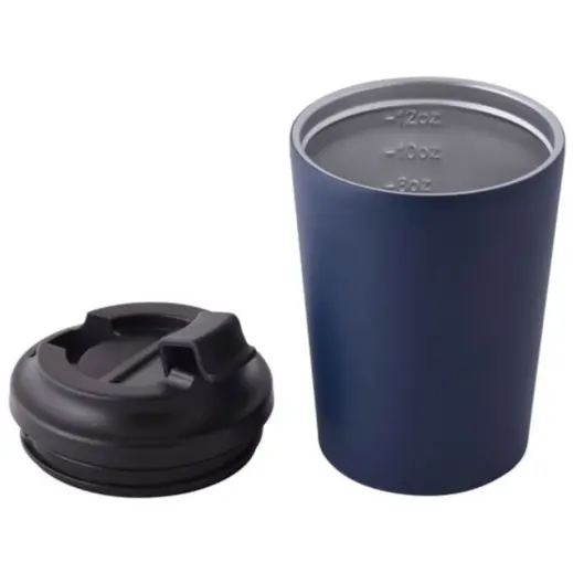 Stealth 350ml Coffee Cup Navy Open